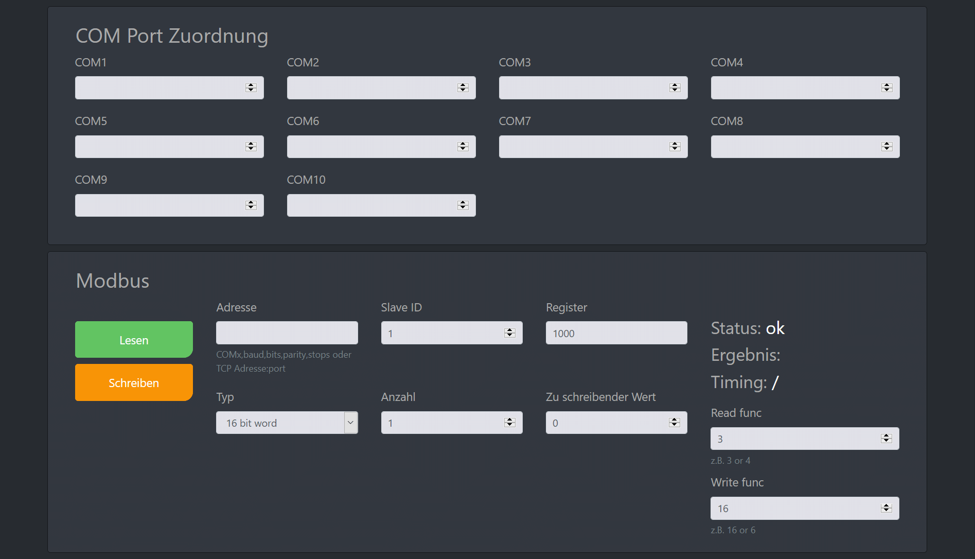 Screenshot #3 cFos Charging Manager Dokumentation - System-Konfiguration