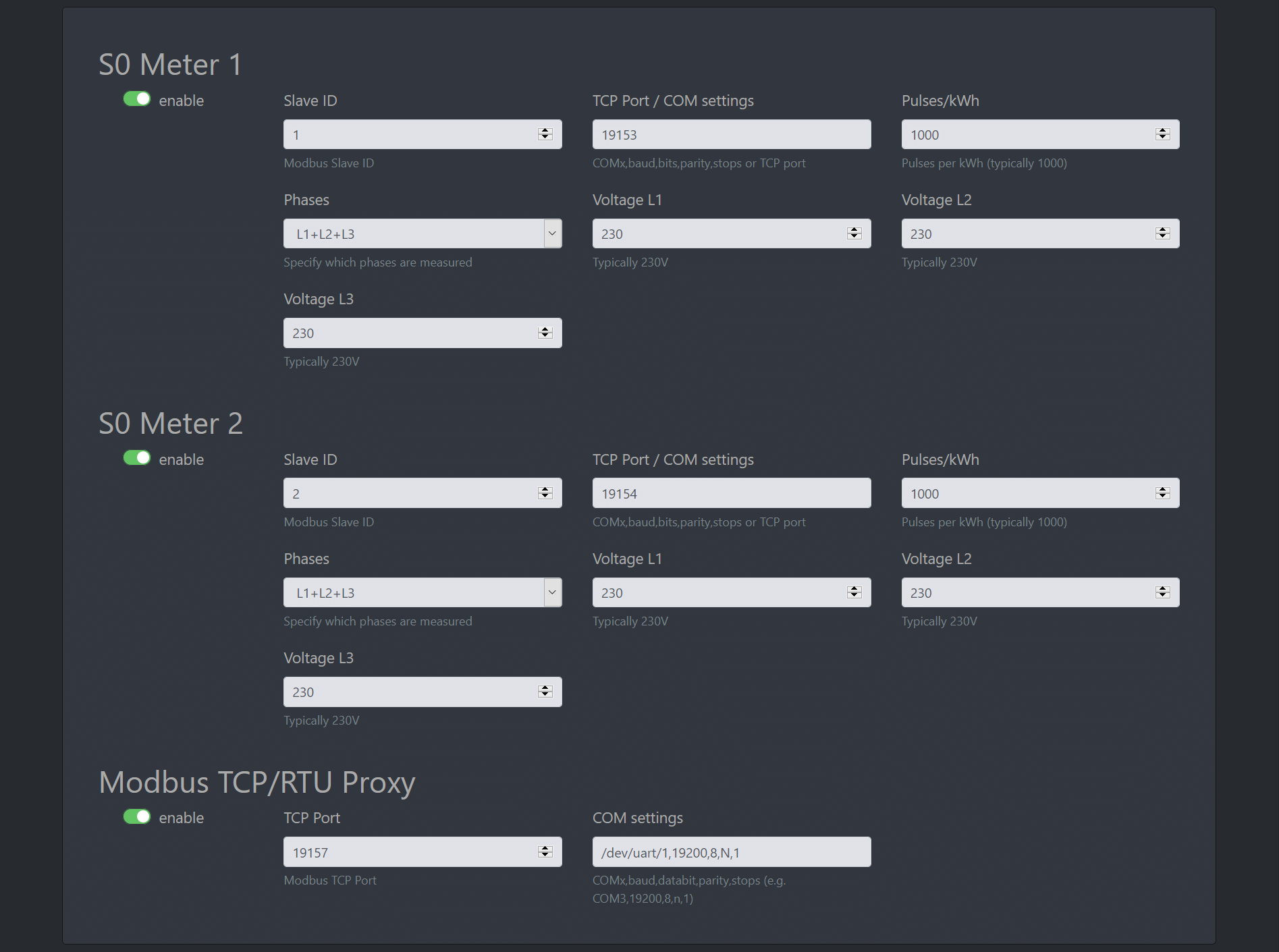 Screenshot #2 documentation sur le cFos Charging Manager - configuration du contrôleur de charge cFos