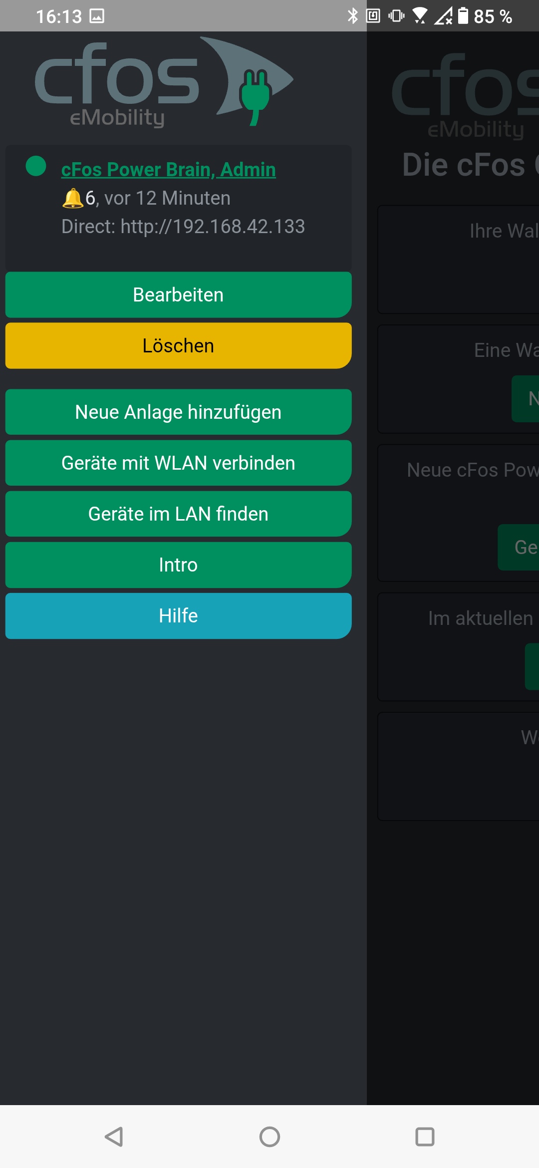 Anlage anklicken Anlage anklicken
